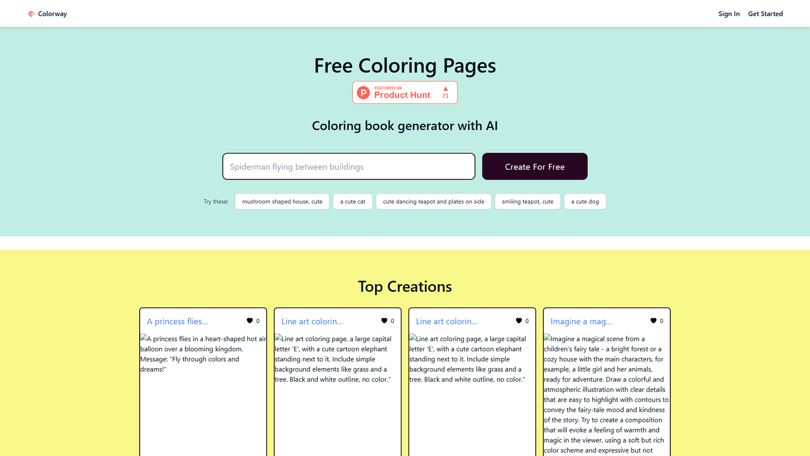 Colorway AI — интерфейс нейросети Colorway AI — интерфейс нейросети