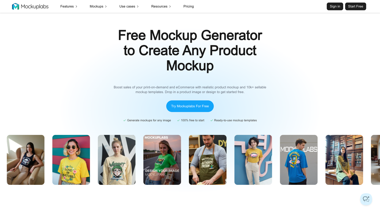 Mockuplabs — интерфейс нейросети Mockuplabs — интерфейс нейросети