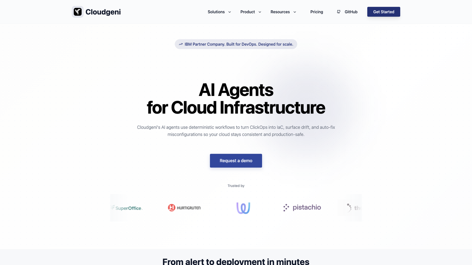 Cloudgeni — интерфейс нейросети