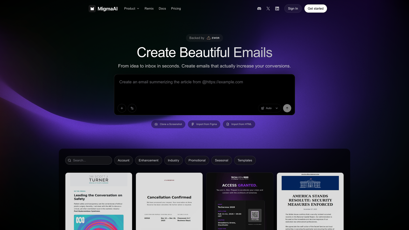MigmaAI — интерфейс нейросети MigmaAI — интерфейс нейросети