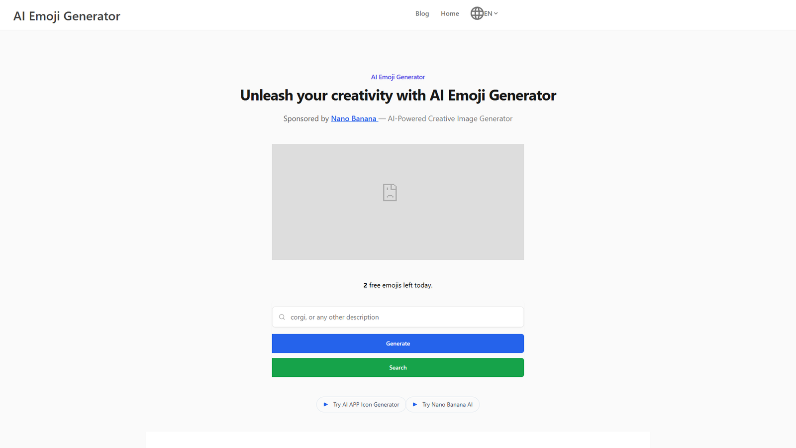 AI Emoji Generator — интерфейс нейросети AI Emoji Generator — интерфейс нейросети