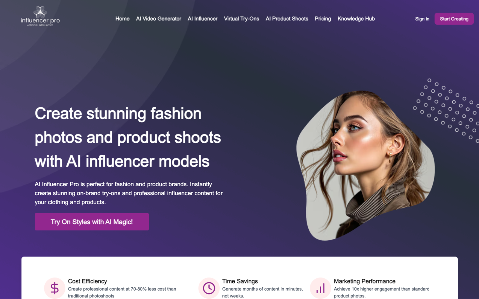 AI Influencer Pro — интерфейс нейросети AI Influencer Pro — интерфейс нейросети