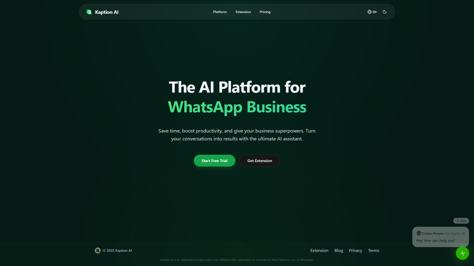 Kaption AI — интерфейс нейросети Kaption AI — интерфейс нейросети