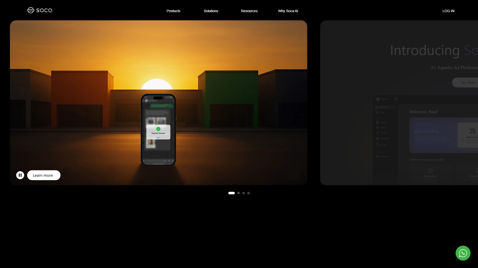 Soca AI Agentic Platform — интерфейс нейросети Soca AI Agentic Platform — интерфейс нейросети