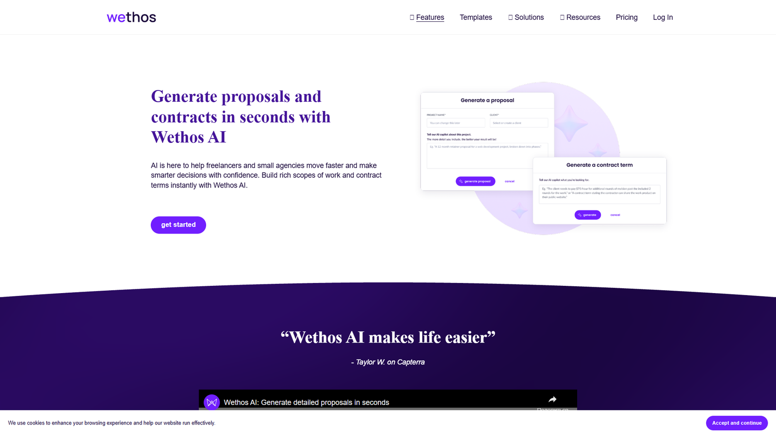 Wethos AI — интерфейс нейросети Wethos AI — интерфейс нейросети