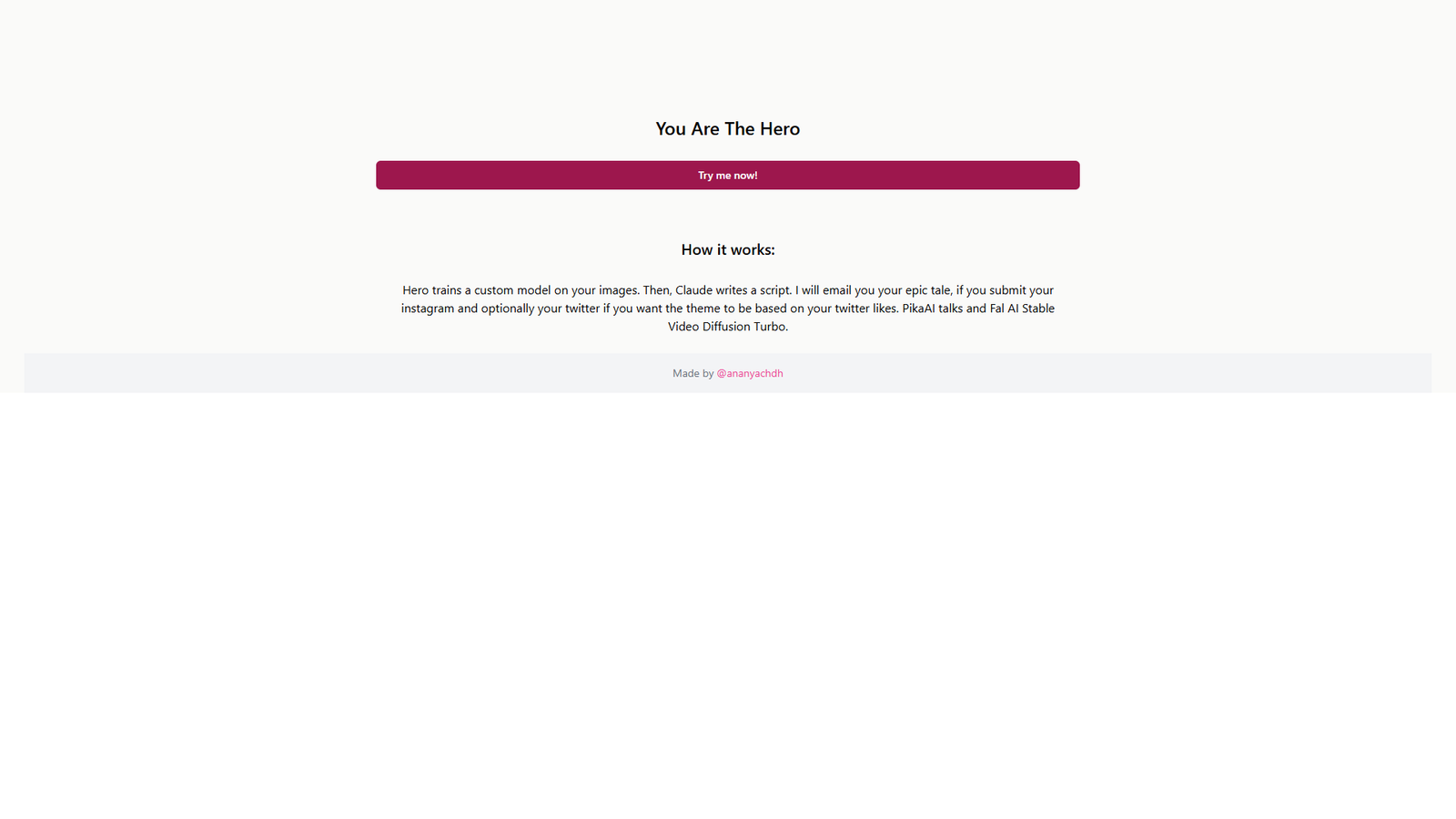 Hero AI — интерфейс нейросети Hero AI — интерфейс нейросети