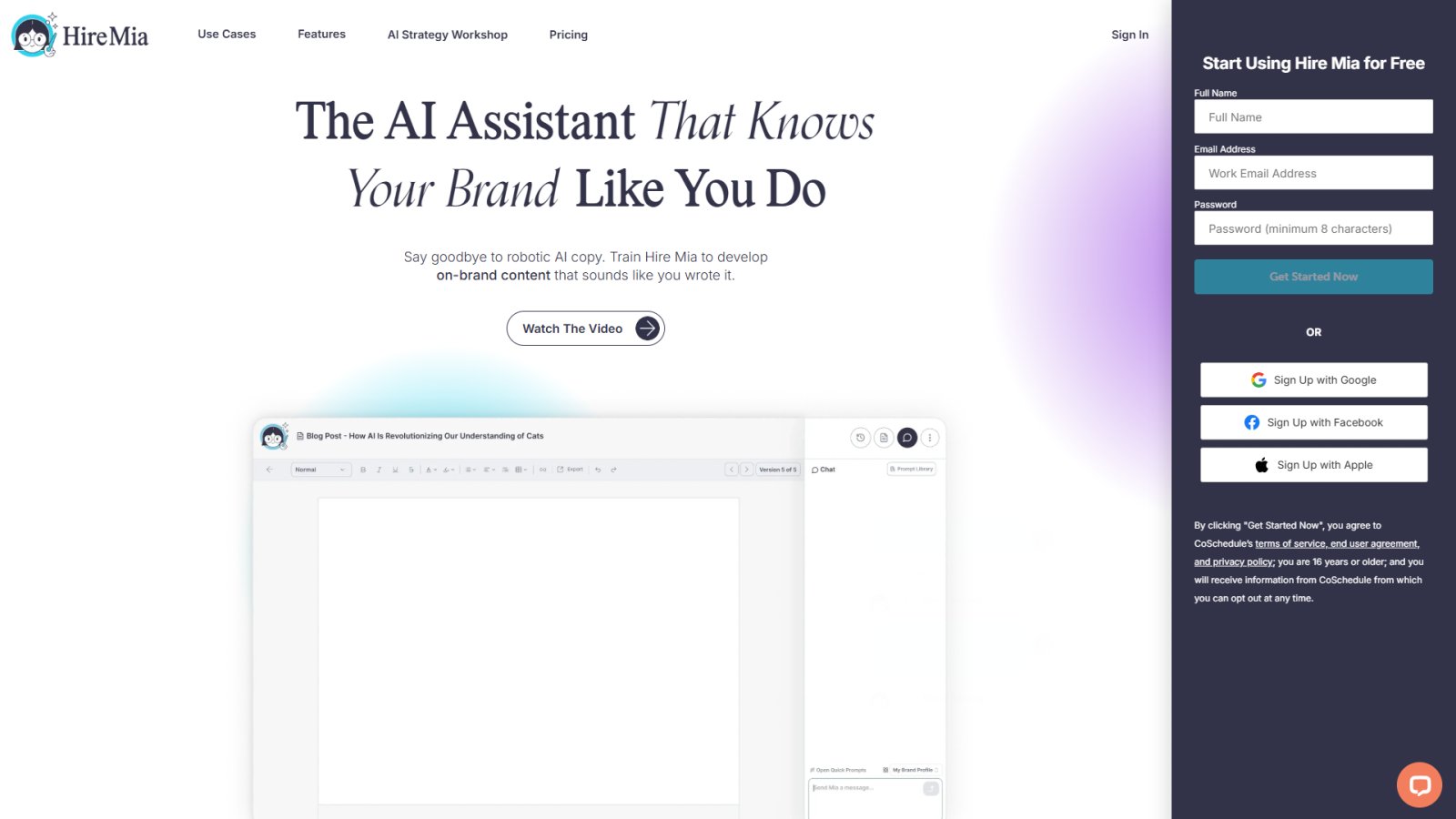 Hire Mia нейросеть Главная страница Hire Mia нейросеть Главная страница