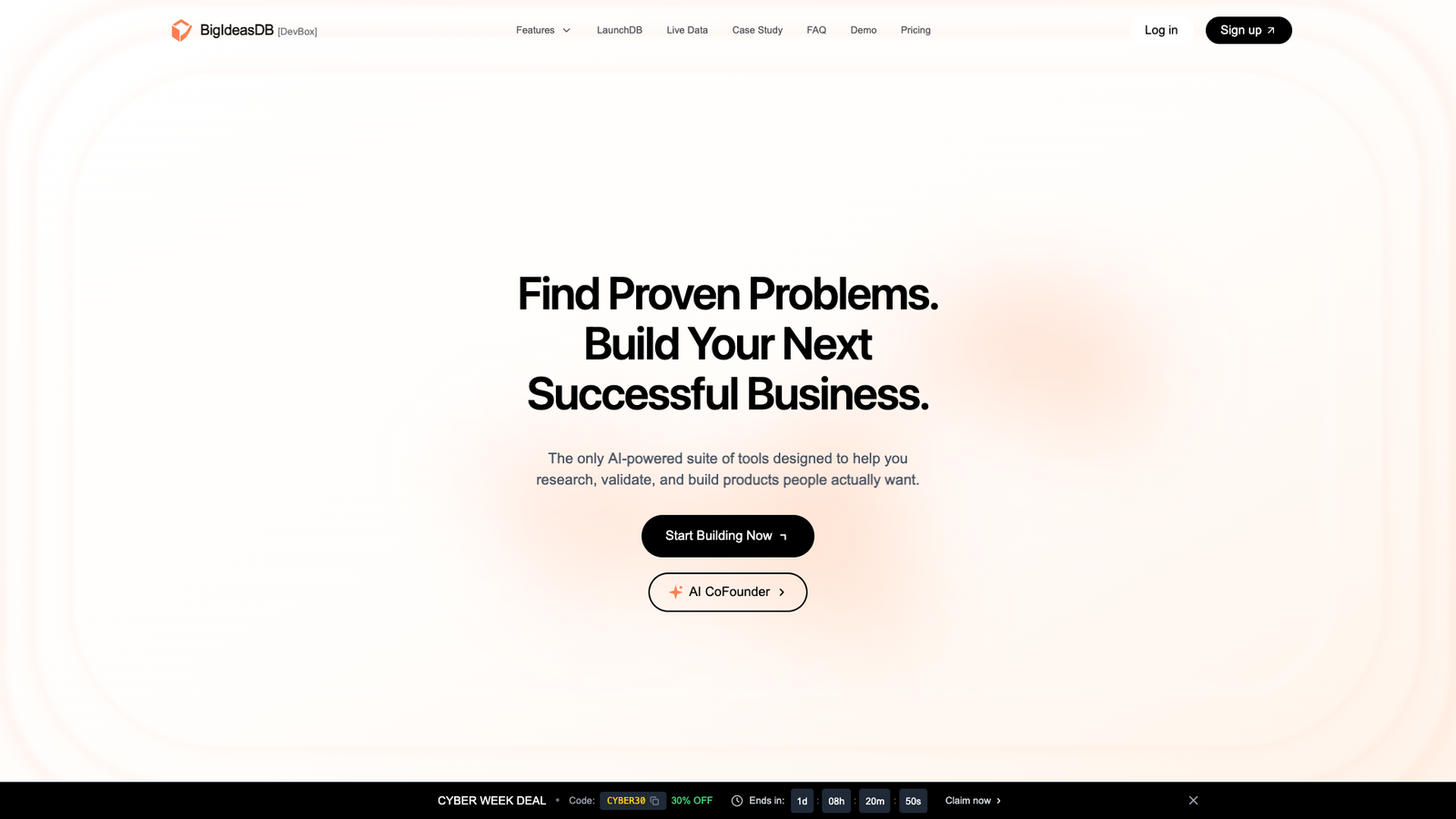 BigIdeasDB — интерфейс нейросети