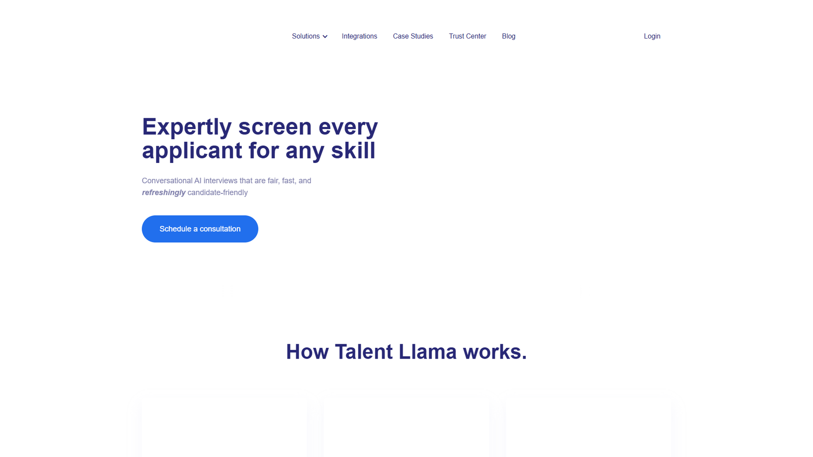 Talent Llama — интерфейс нейросети Talent Llama — интерфейс нейросети
