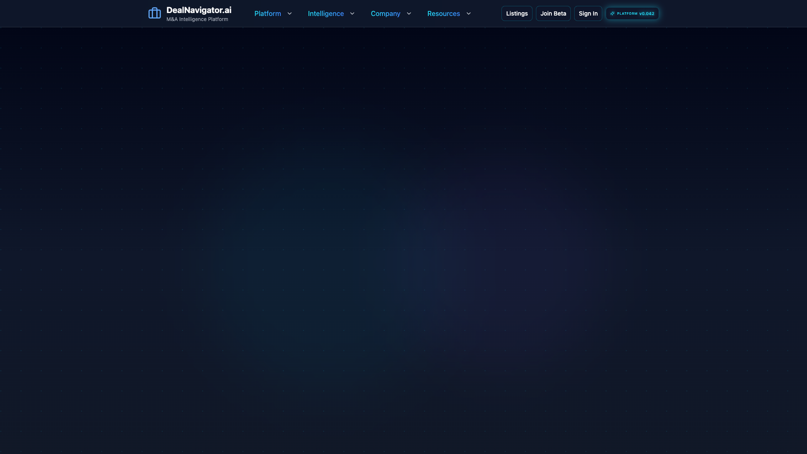 DealNavigator.ai — интерфейс нейросети