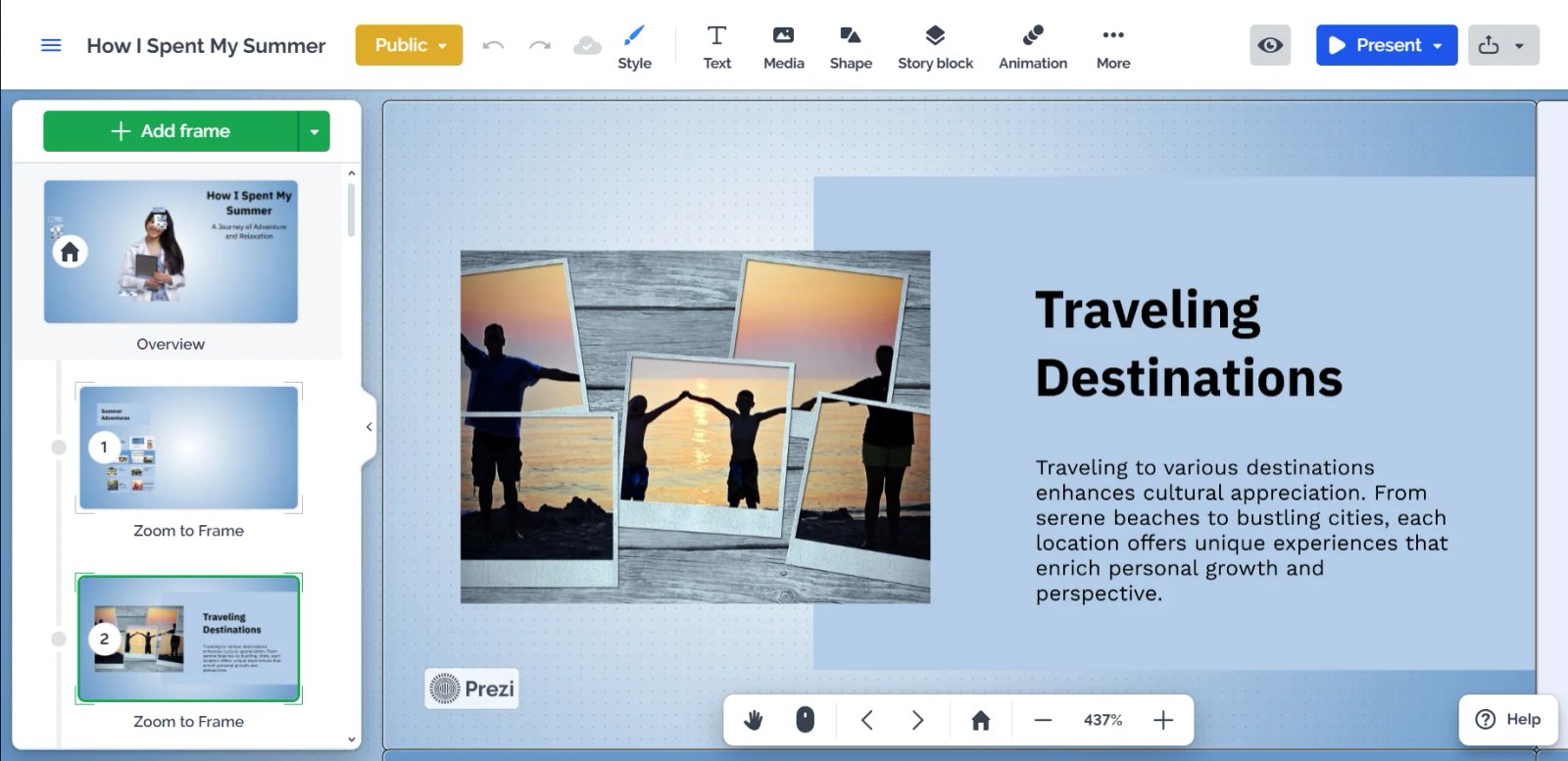 Prezi Slide