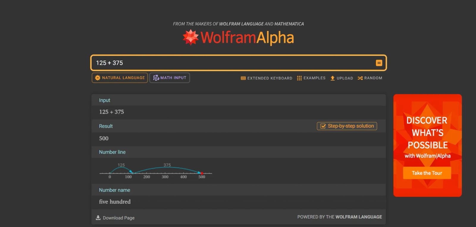 Wolfram Пример Wolfram Пример
