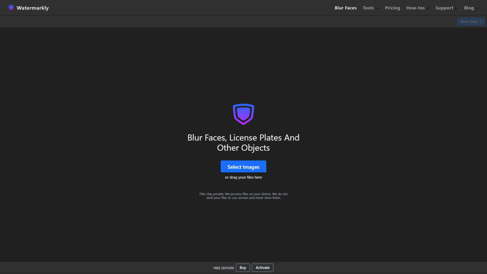 Watermarkly нейросеть Главная страница