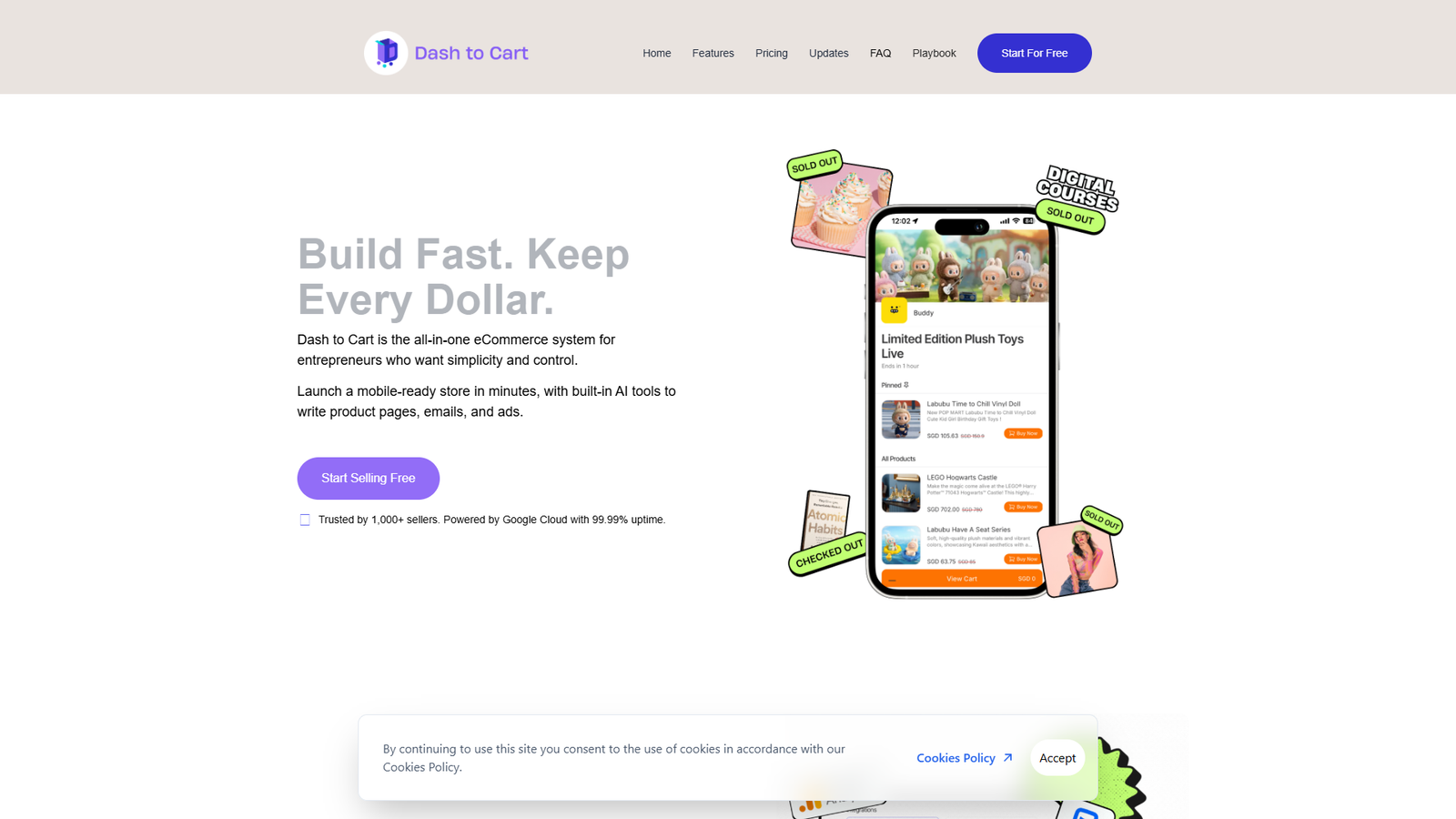 Dash to Cart — интерфейс нейросети Dash to Cart — интерфейс нейросети