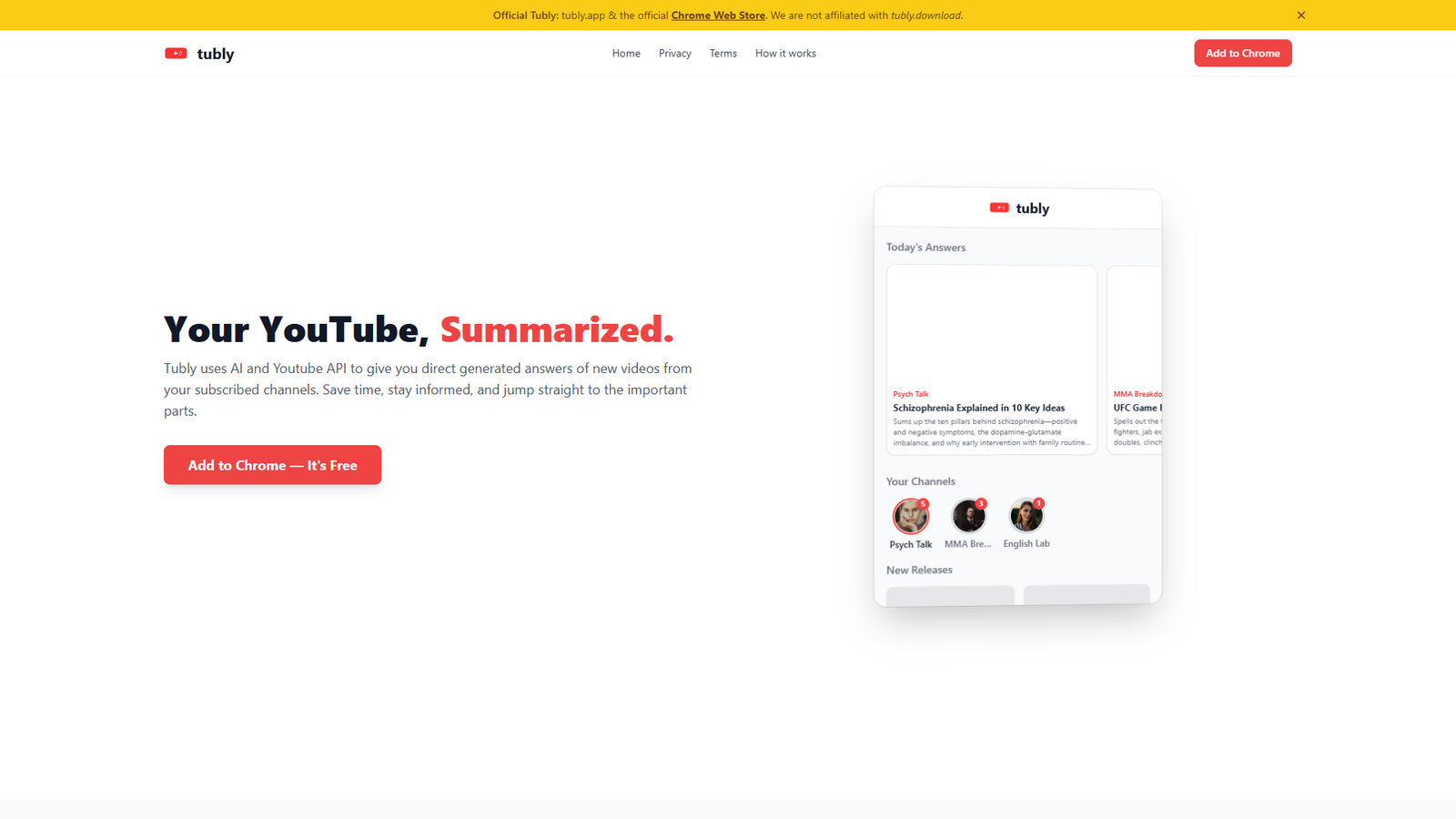 Tubly — интерфейс нейросети Tubly — интерфейс нейросети