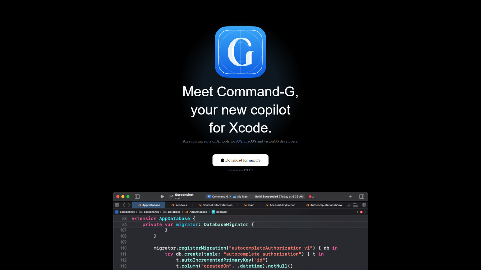 Command-G — интерфейс нейросети Command-G — интерфейс нейросети