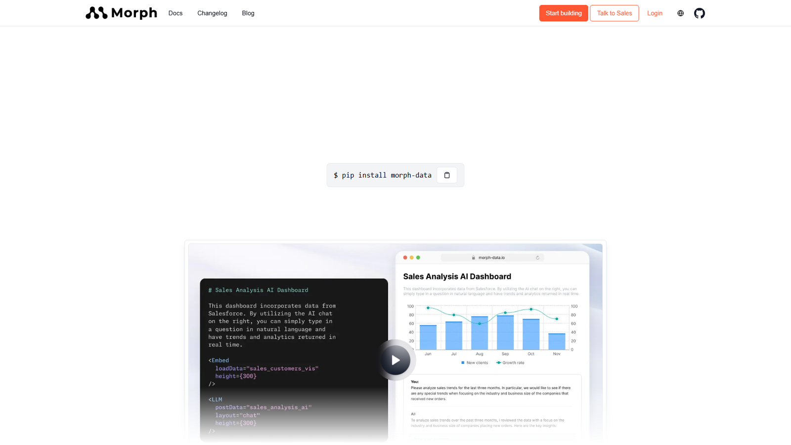 Morph — интерфейс нейросети Morph — интерфейс нейросети