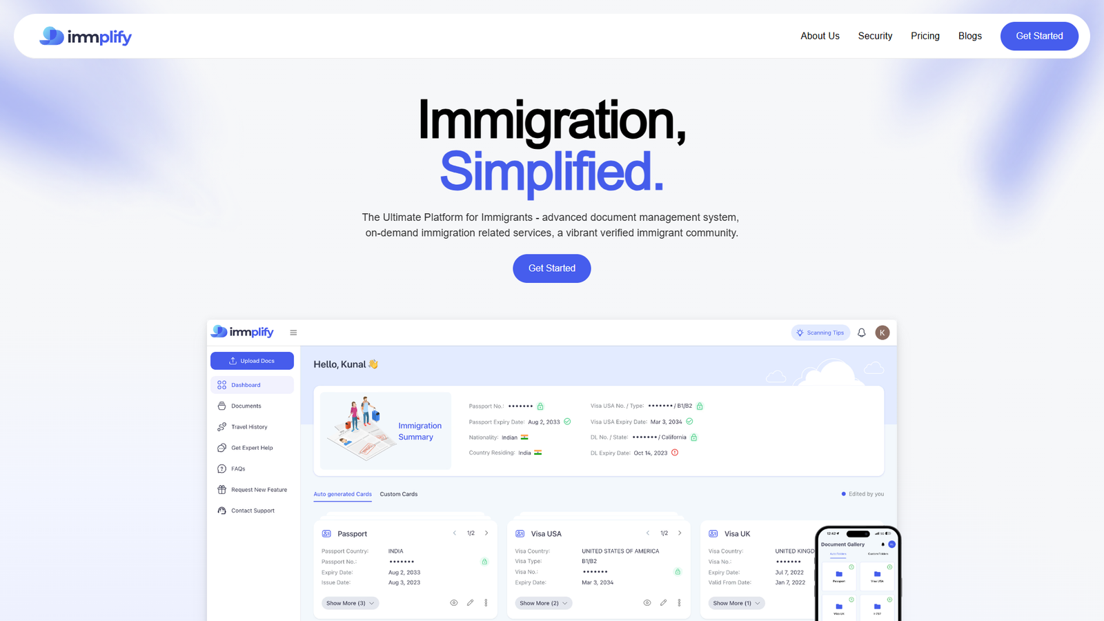 immplify — интерфейс нейросети immplify — интерфейс нейросети