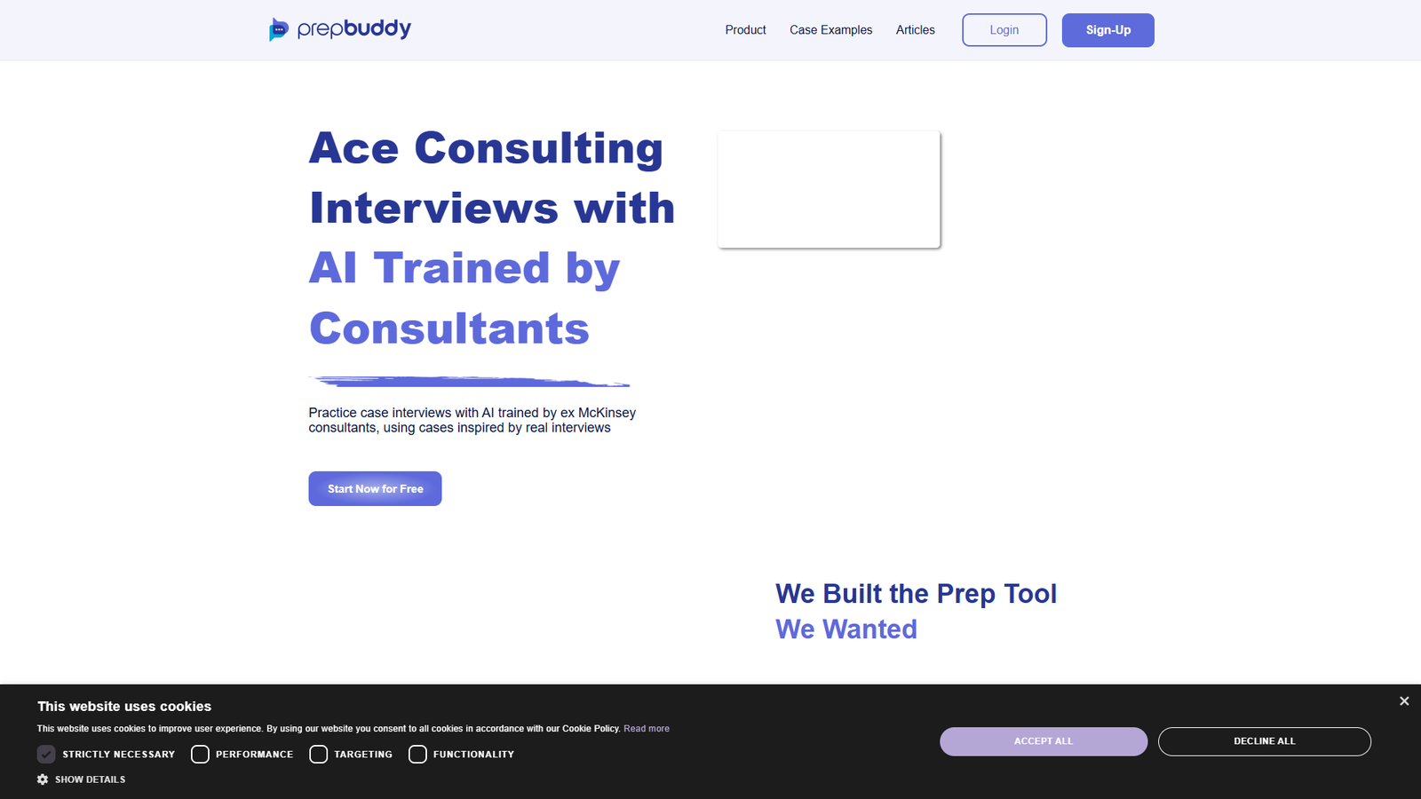 PrepBuddy — интерфейс нейросети PrepBuddy — интерфейс нейросети