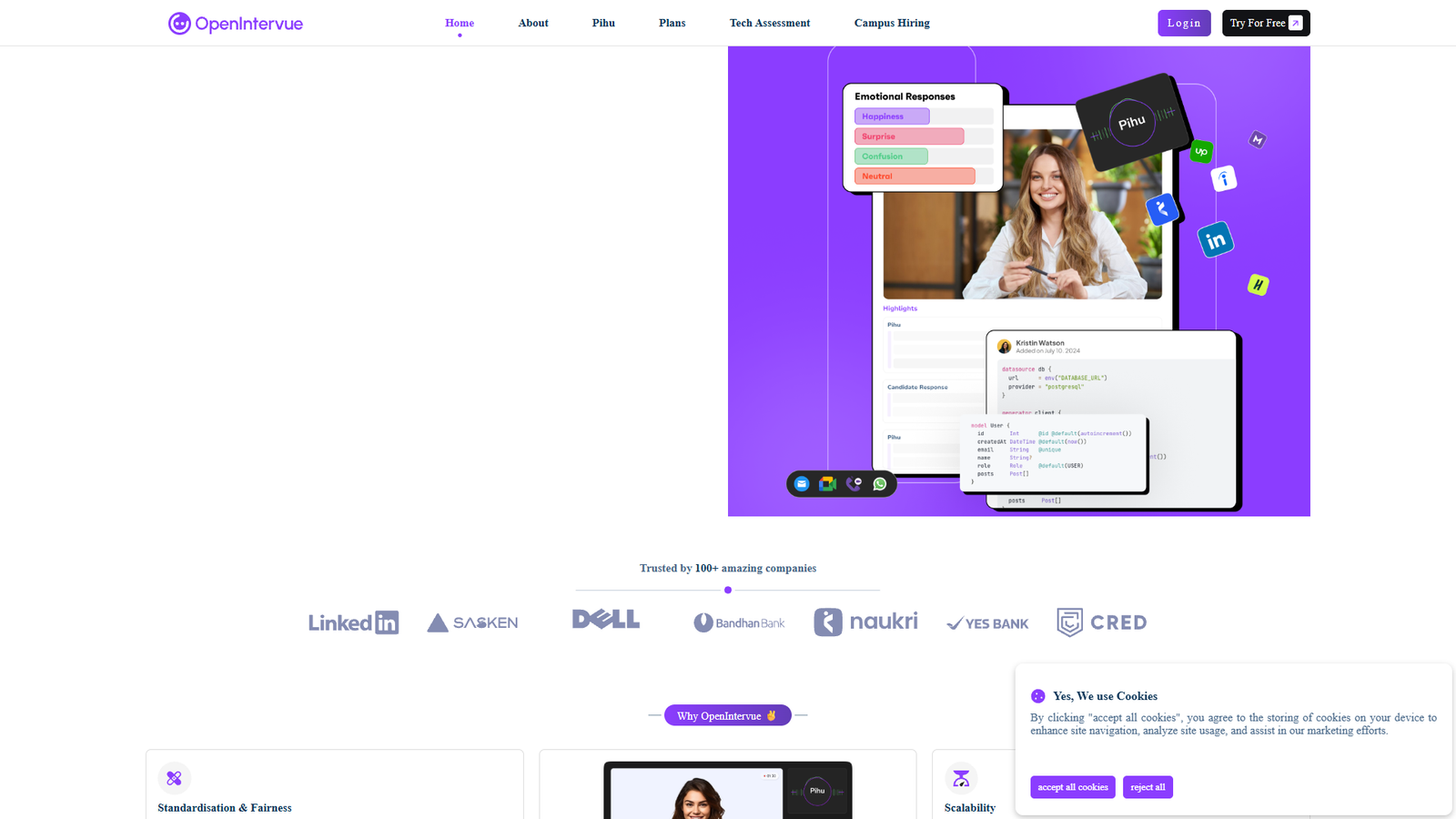 OpenIntervue — интерфейс нейросети OpenIntervue — интерфейс нейросети