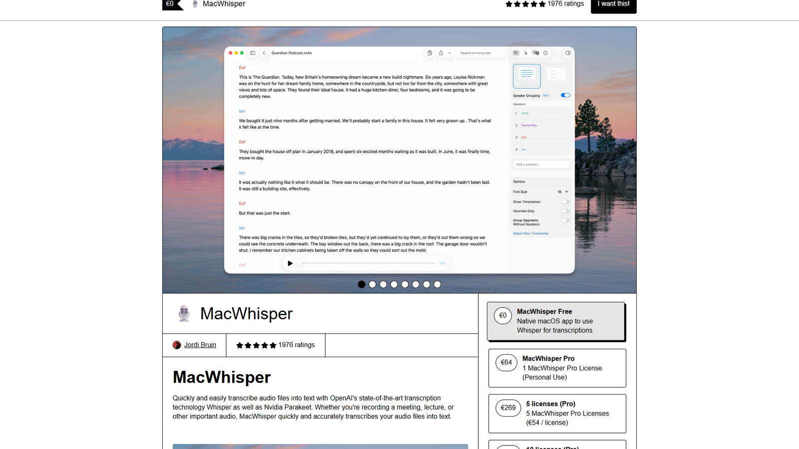 MacWhisper — интерфейс нейросети MacWhisper — интерфейс нейросети
