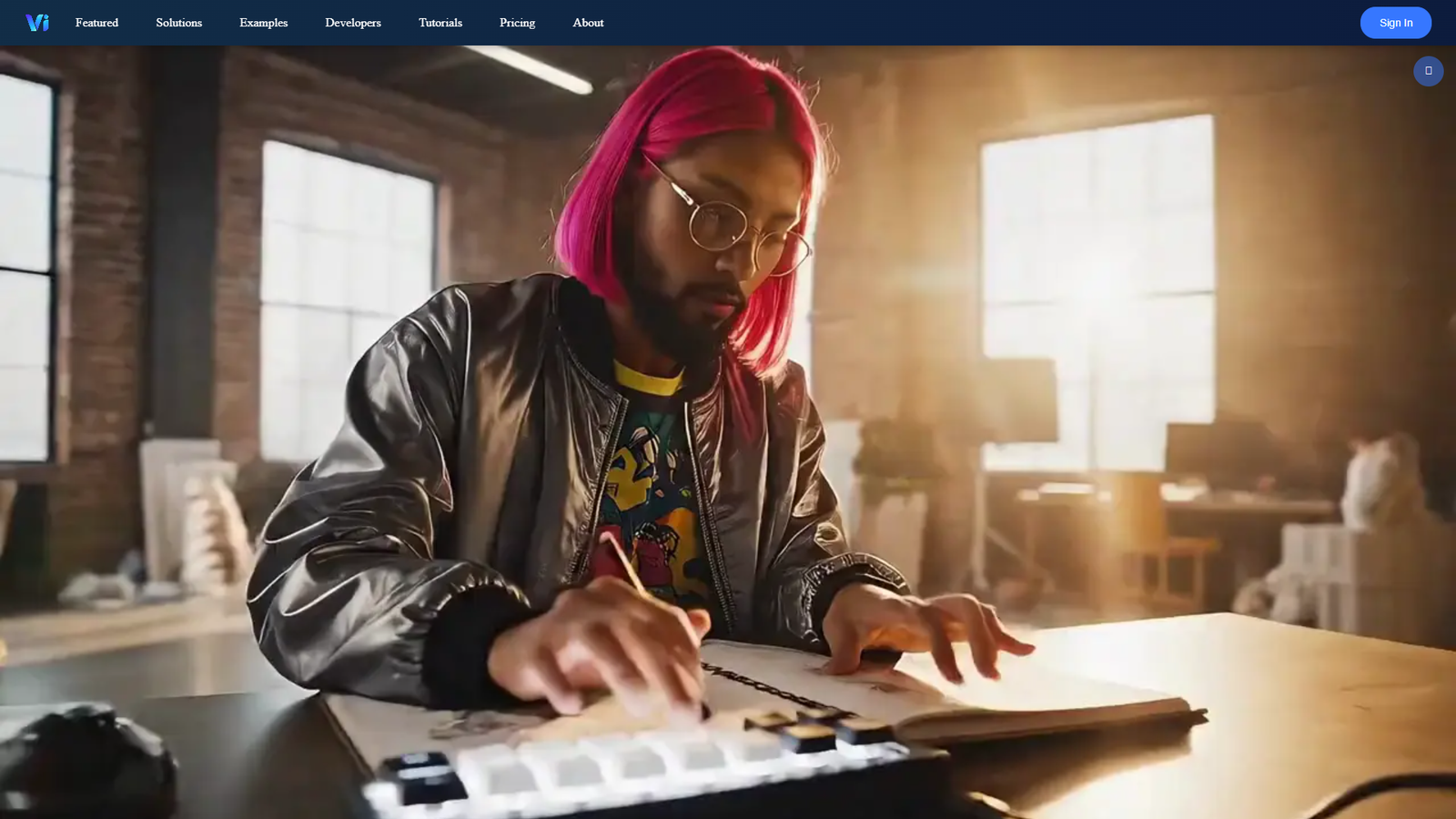 Vimmerse — интерфейс нейросети Vimmerse — интерфейс нейросети