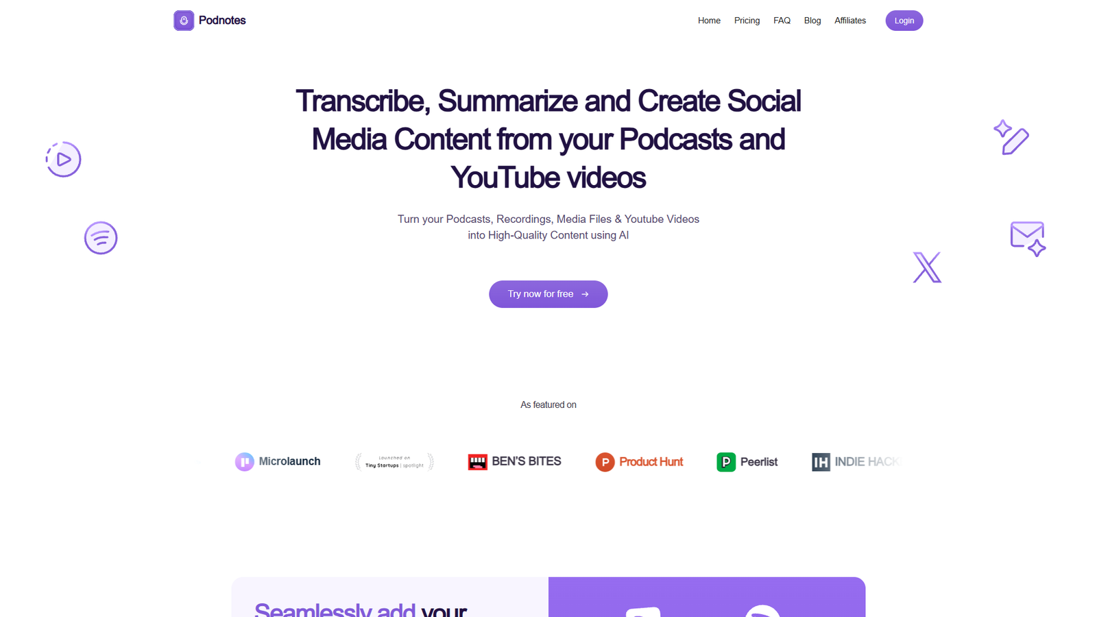 Podnotes — интерфейс нейросети Podnotes — интерфейс нейросети