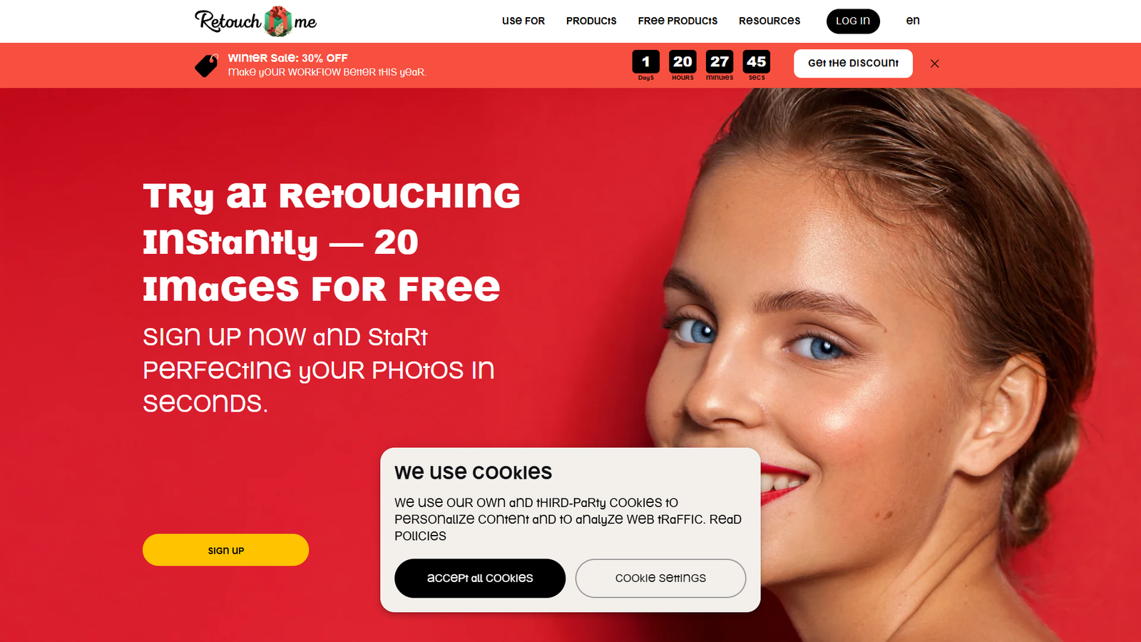 Retouch4me — интерфейс нейросети Retouch4me — интерфейс нейросети