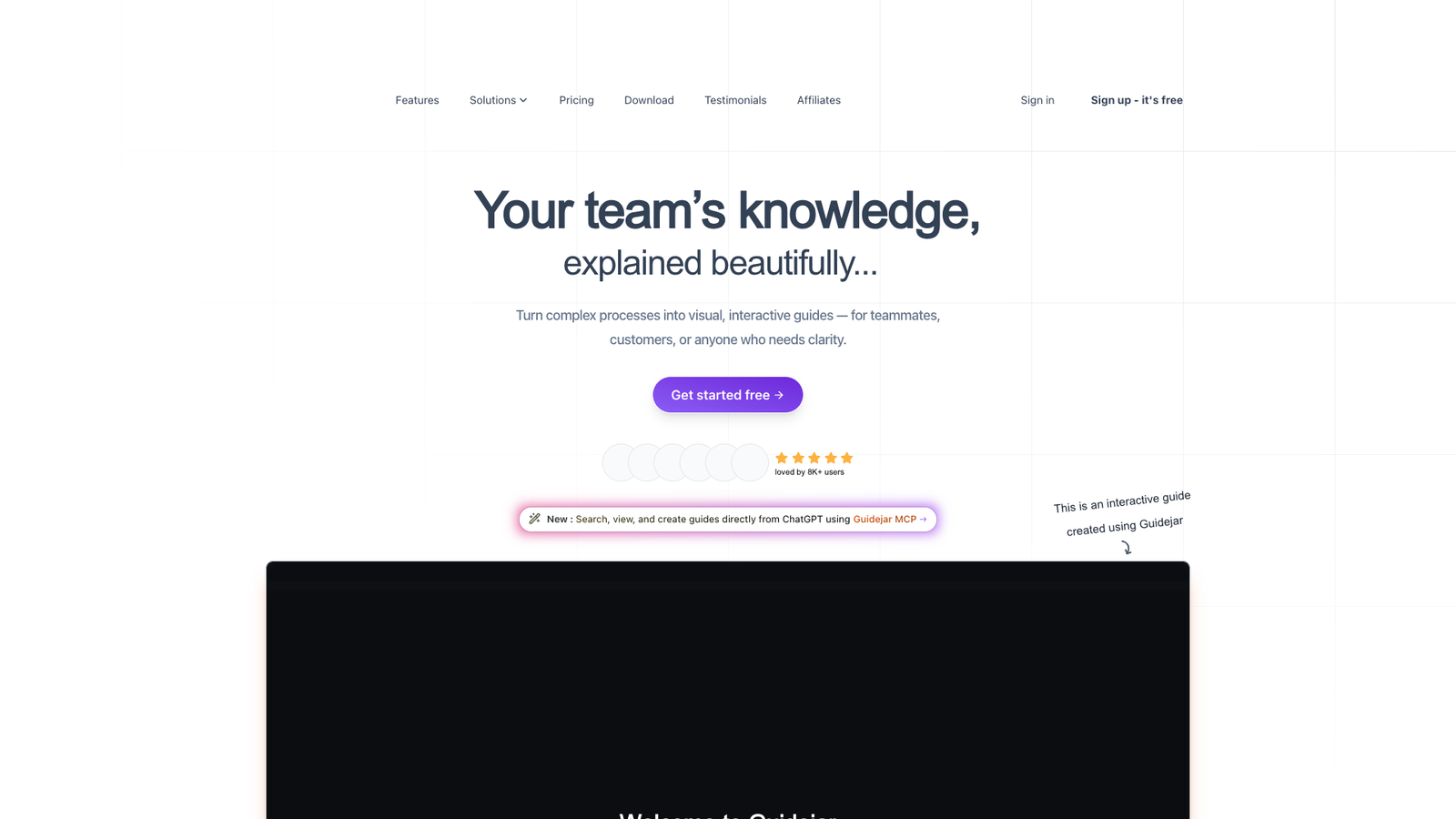 Guidejar — интерфейс нейросети Guidejar — интерфейс нейросети