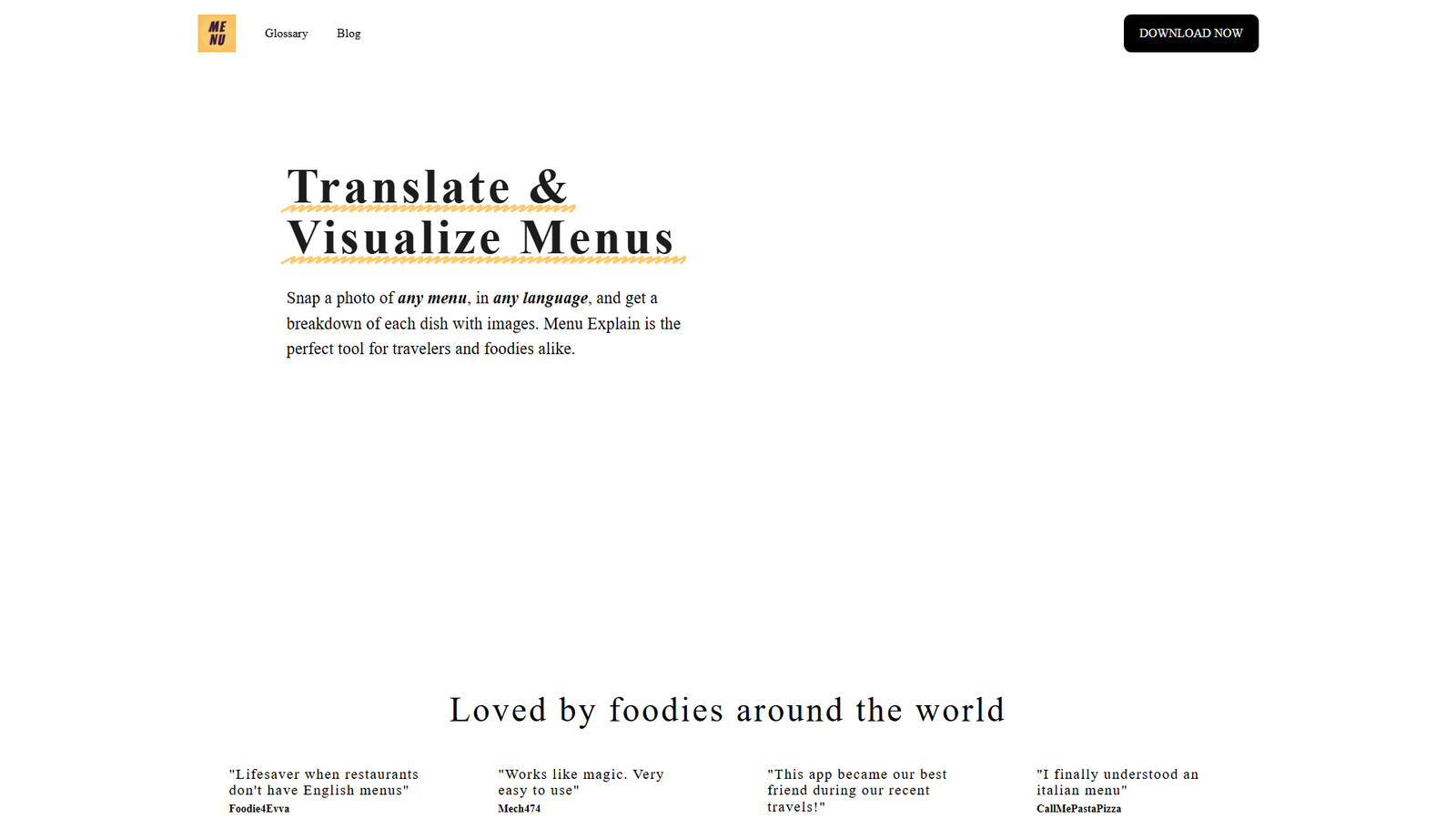 Menu Explain — интерфейс нейросети Menu Explain — интерфейс нейросети
