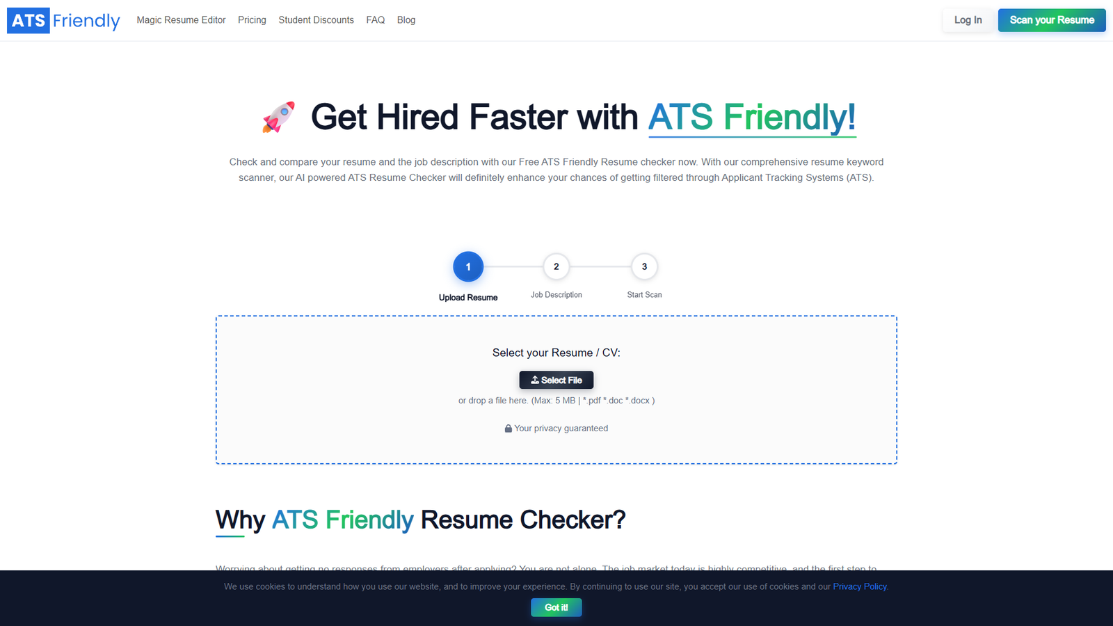 ATS Friendly — интерфейс нейросети ATS Friendly — интерфейс нейросети