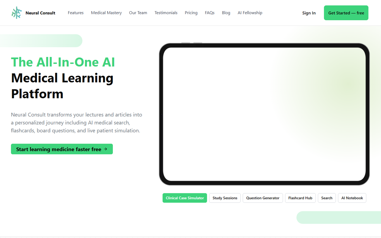 Neural Consult — интерфейс нейросети Neural Consult — интерфейс нейросети