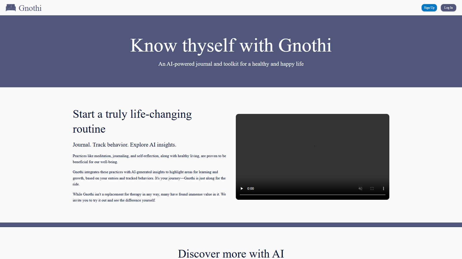 Gnothi — интерфейс нейросети Gnothi — интерфейс нейросети