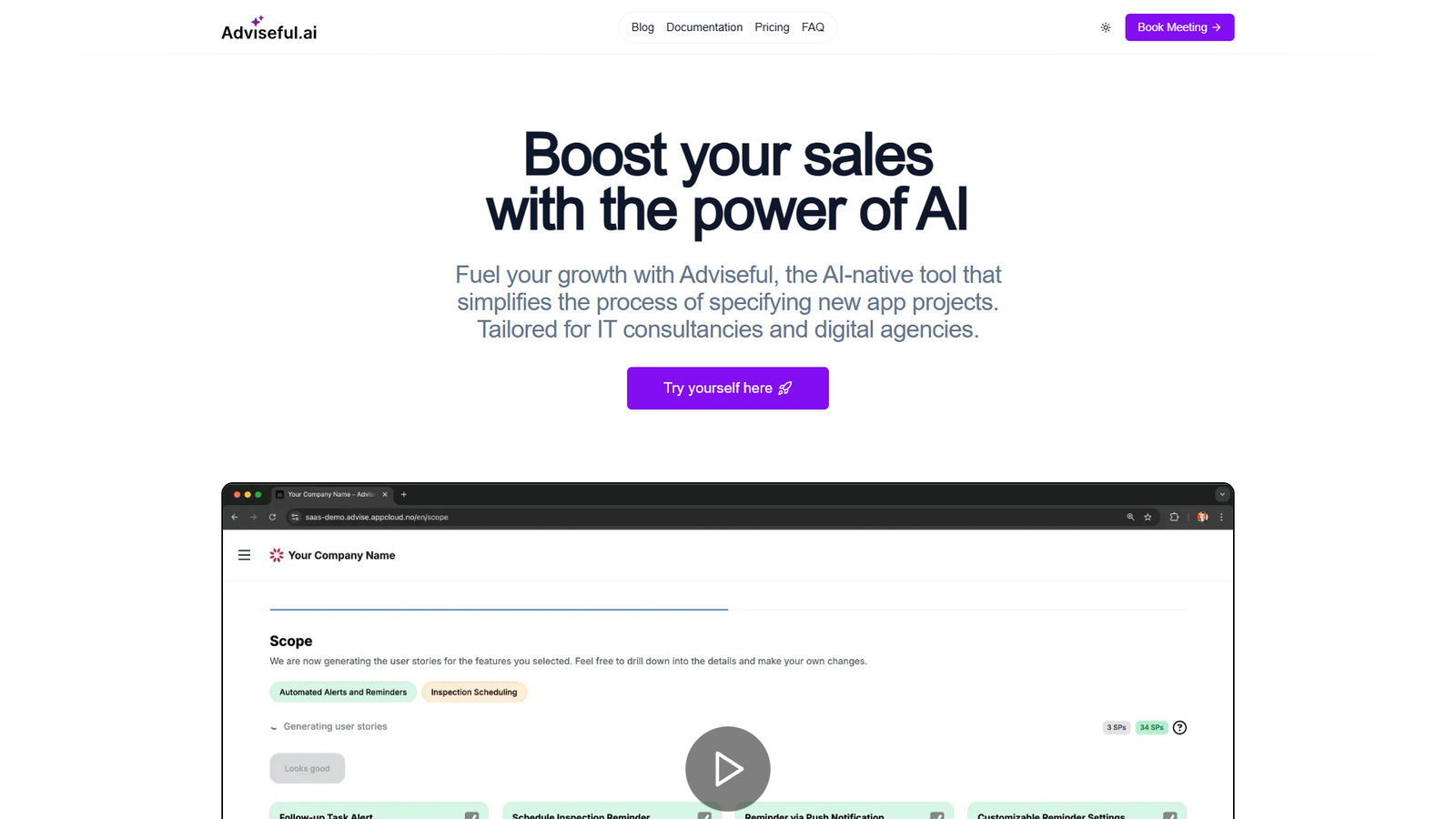 Adviseful.ai — интерфейс нейросети Adviseful.ai — интерфейс нейросети