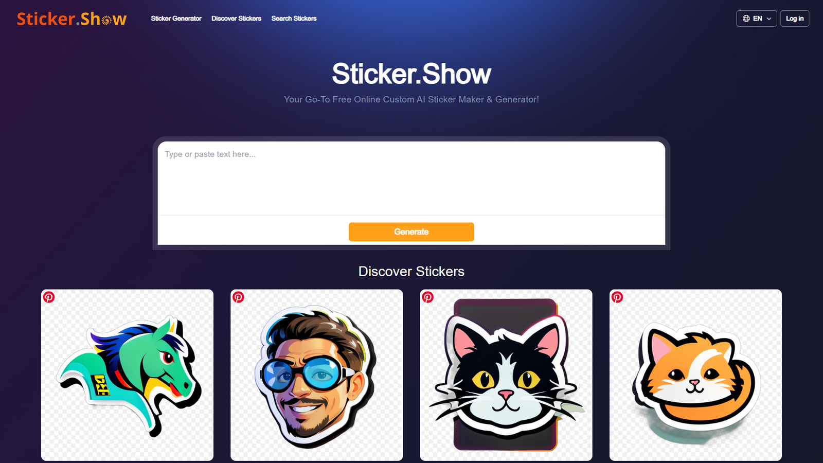 Sticker.Show — интерфейс нейросети Sticker.Show — интерфейс нейросети
