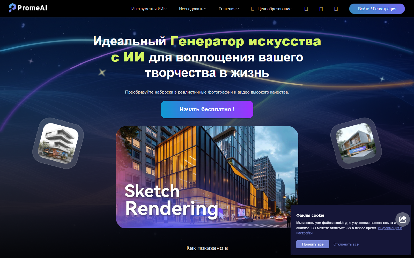 PromeAI — интерфейс нейросети PromeAI — интерфейс нейросети