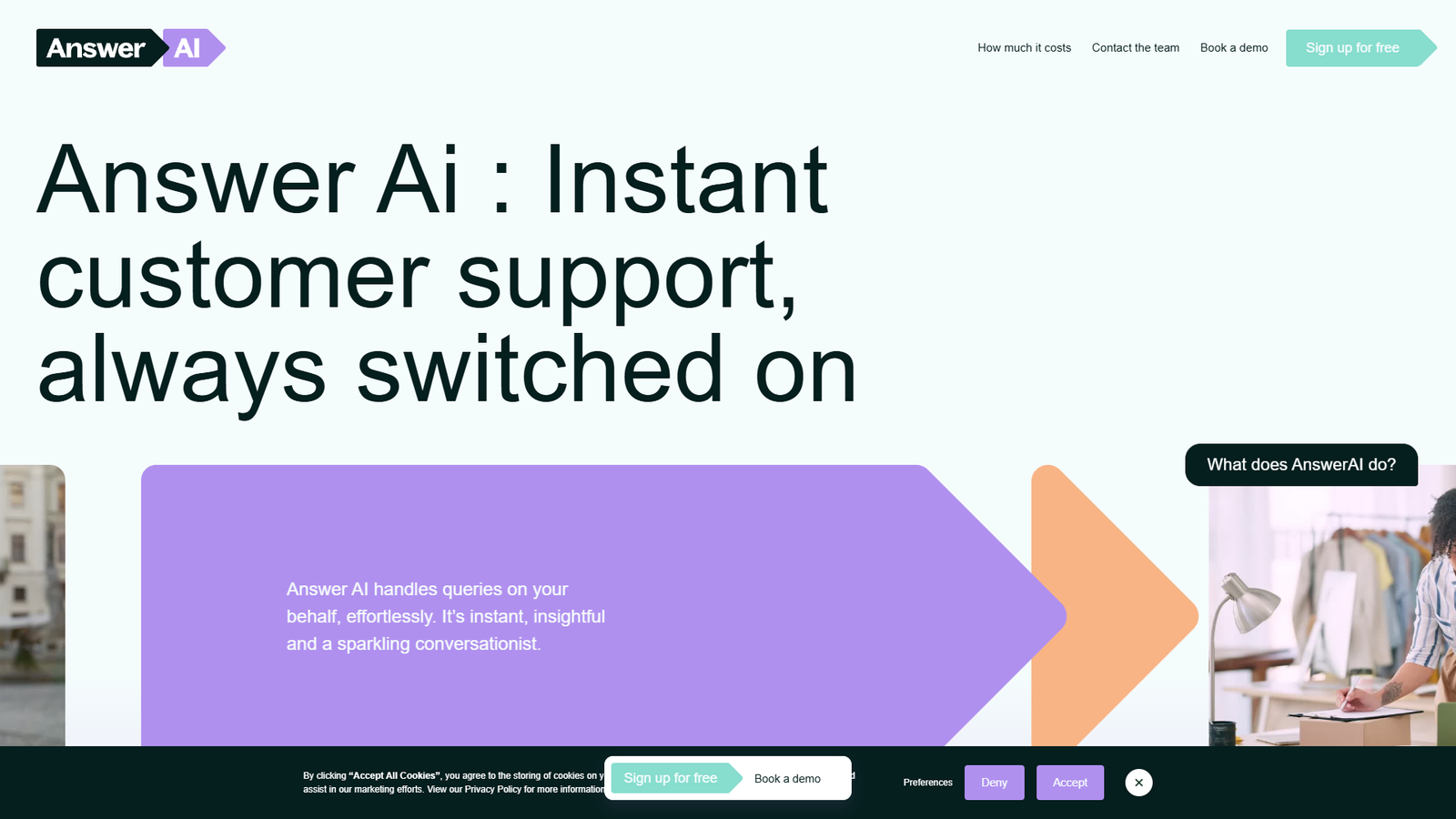 Answer AI — интерфейс нейросети Answer AI — интерфейс нейросети