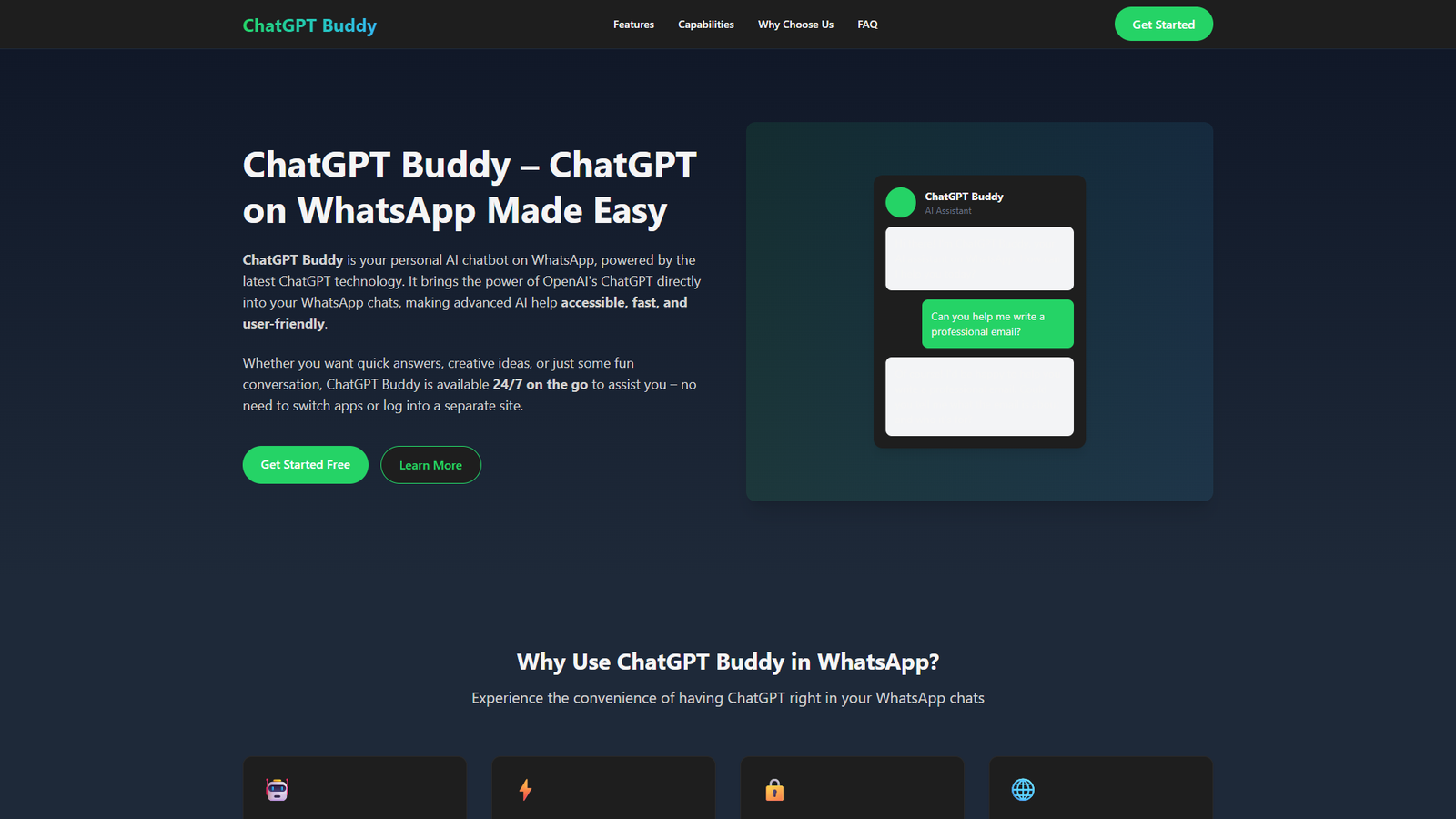 ChatGPT Buddy — интерфейс нейросети ChatGPT Buddy — интерфейс нейросети