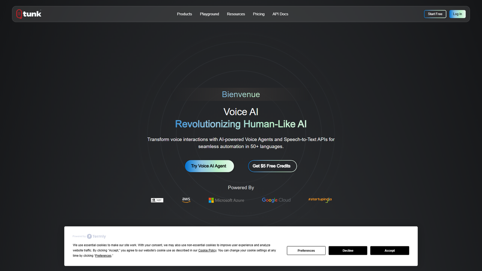 Tunk.ai — интерфейс нейросети Tunk.ai — интерфейс нейросети
