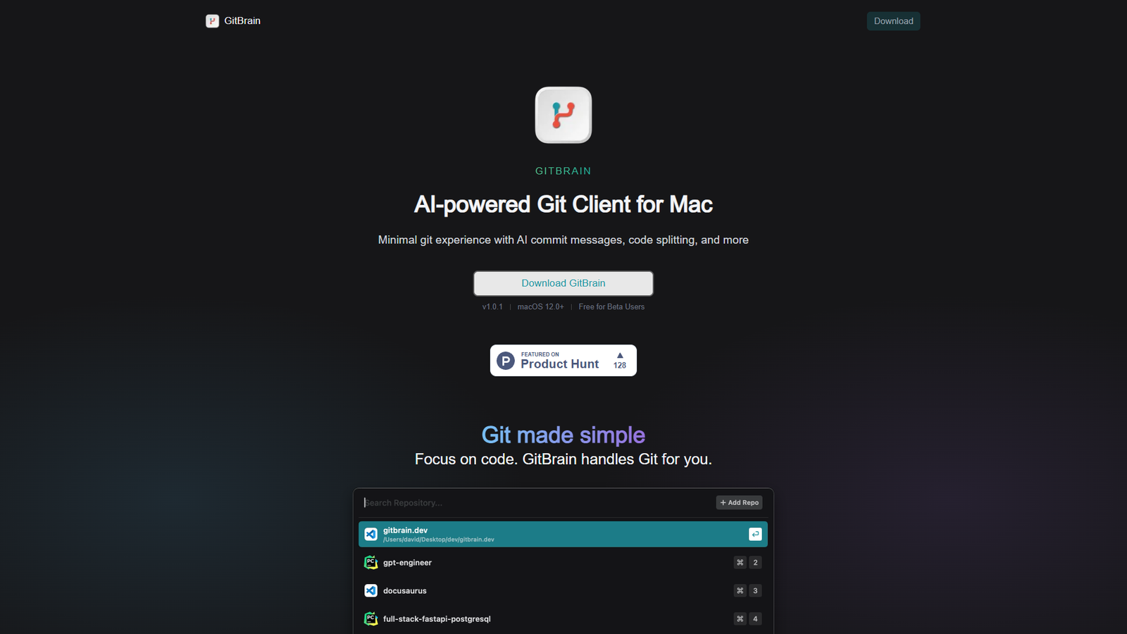 GitBrain — интерфейс нейросети GitBrain — интерфейс нейросети