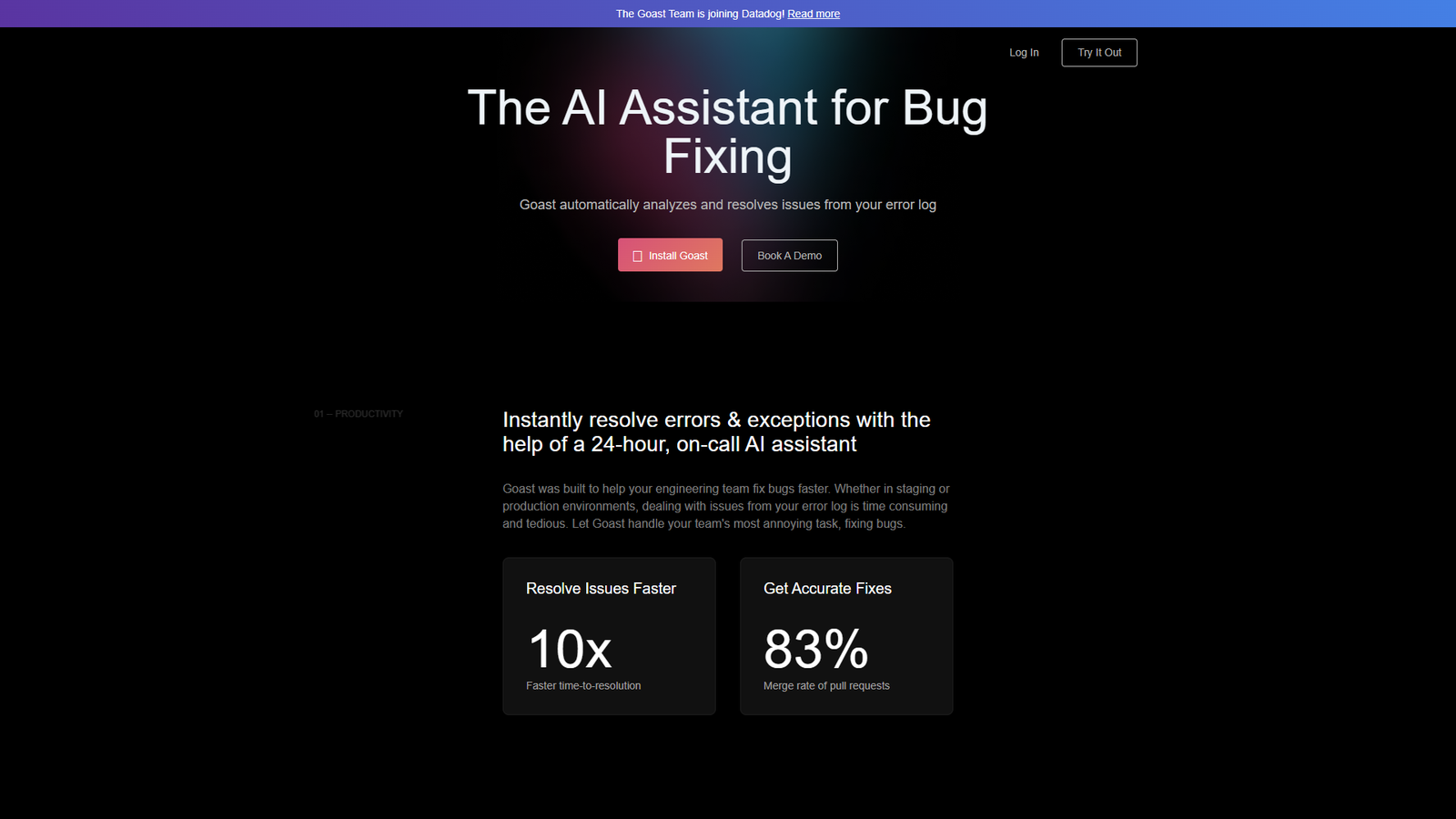 Goast AI — интерфейс нейросети Goast AI — интерфейс нейросети