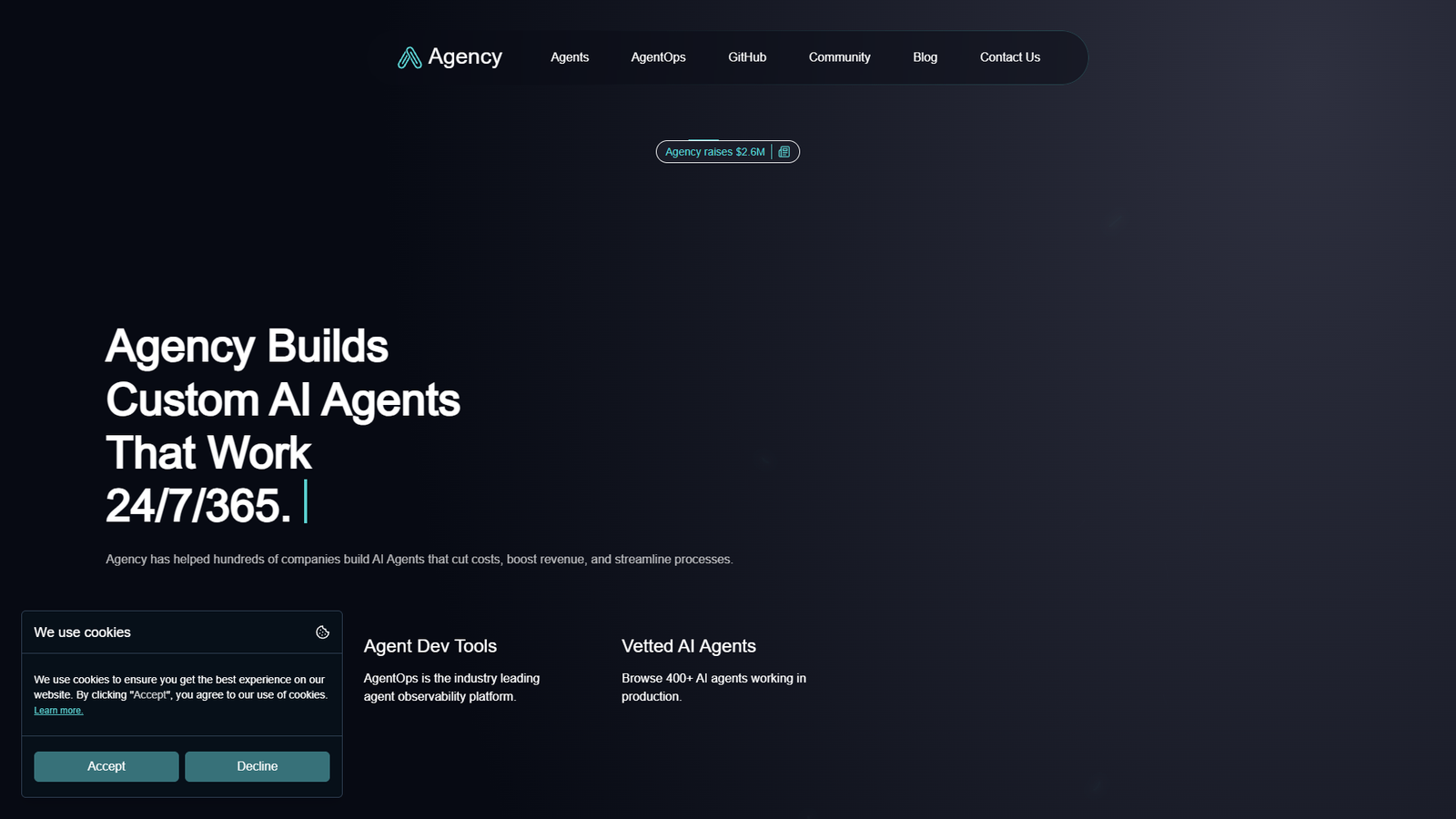 Agency AI — интерфейс нейросети Agency AI — интерфейс нейросети