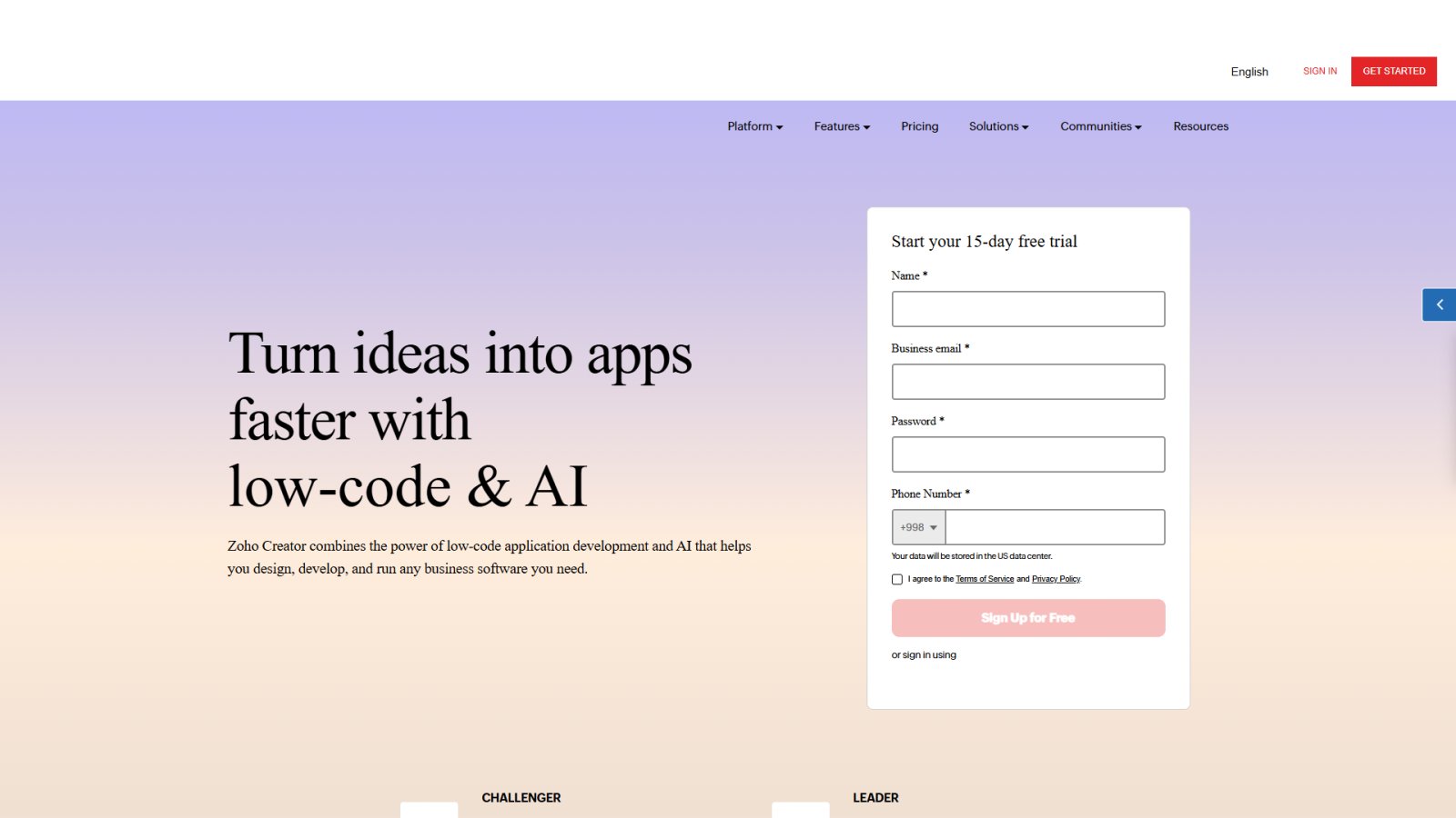 Zoho Creator нейросеть Главная страница Zoho Creator нейросеть Главная страница