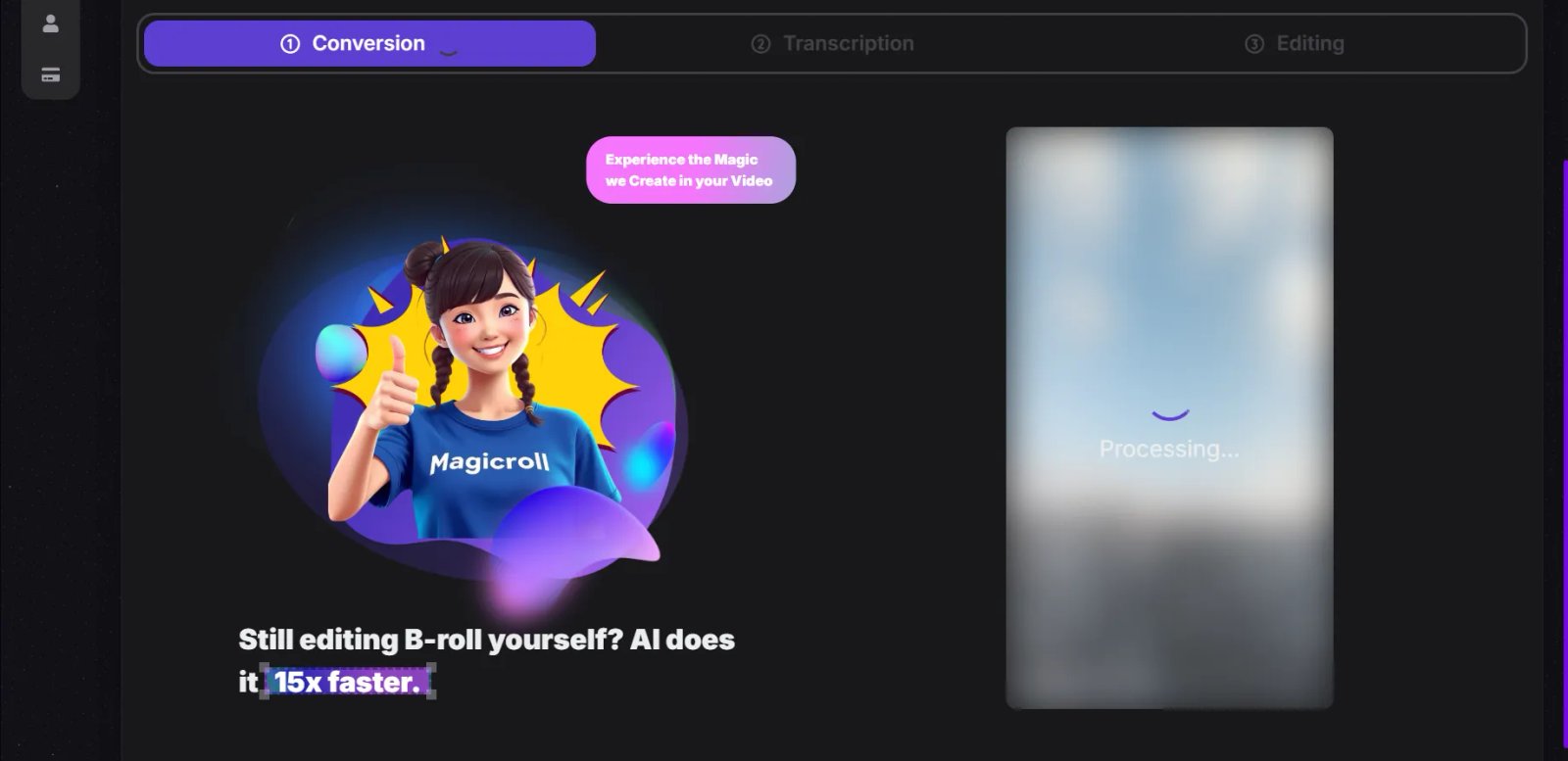 Magicroll Нейросеть Создание видео