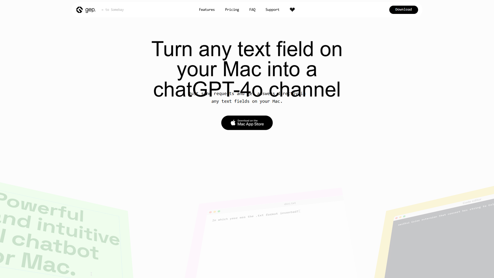 Gep — интерфейс нейросети Gep — интерфейс нейросети