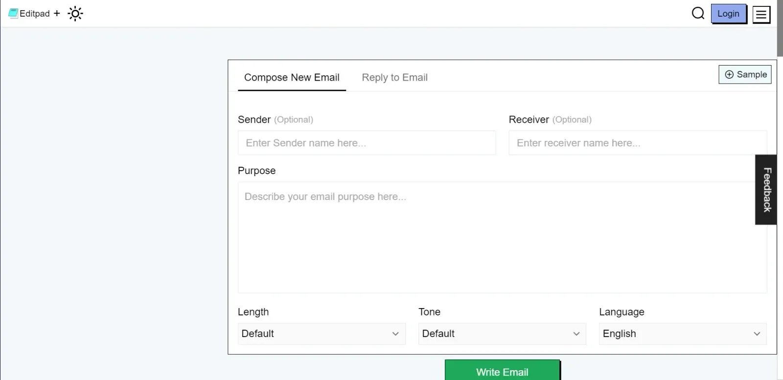 AI Email Writer Написать письмо