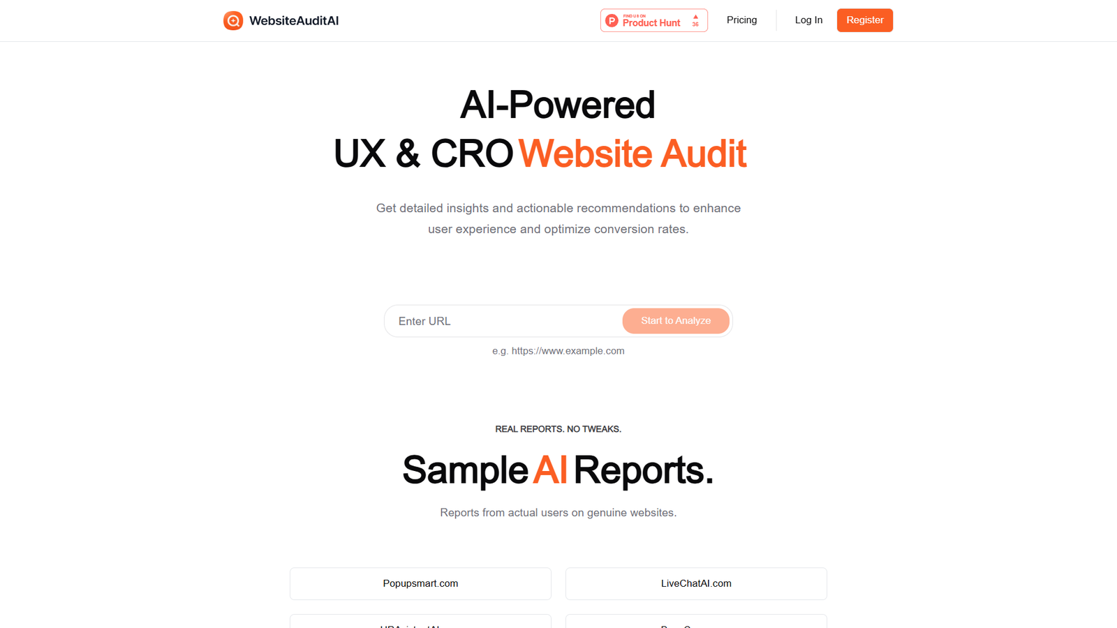 WebsiteAuditAI — интерфейс нейросети WebsiteAuditAI — интерфейс нейросети