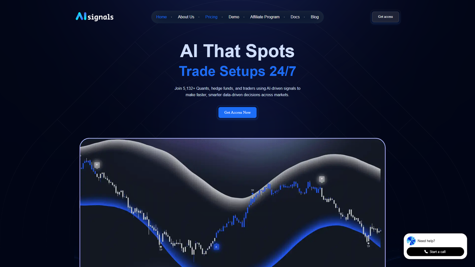 AI Signals — интерфейс нейросети AI Signals — интерфейс нейросети