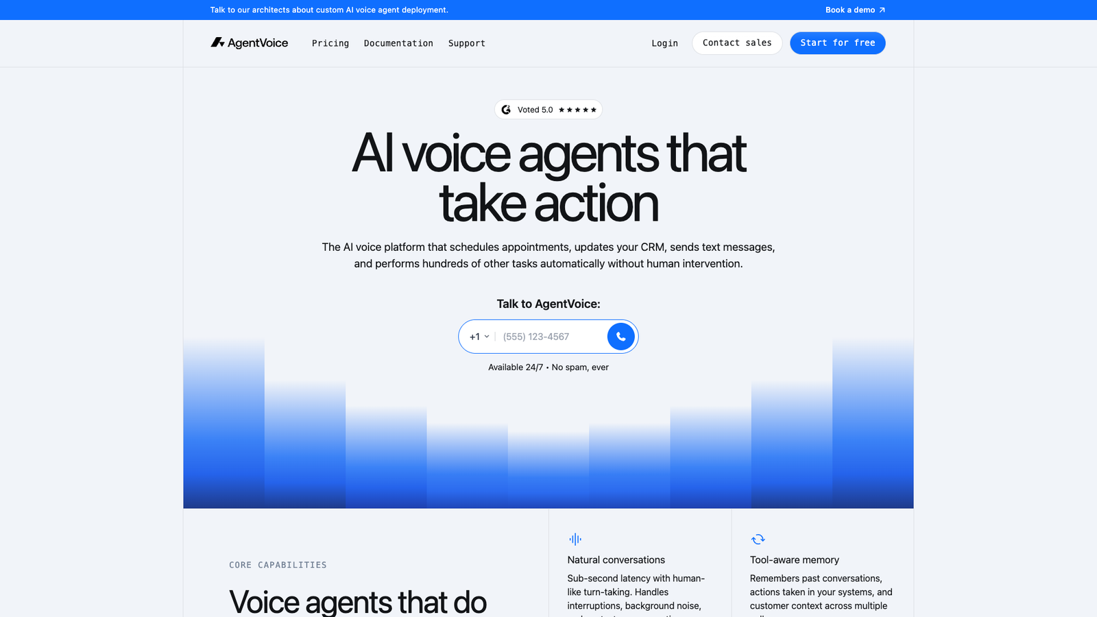 AgentVoice — интерфейс нейросети AgentVoice — интерфейс нейросети