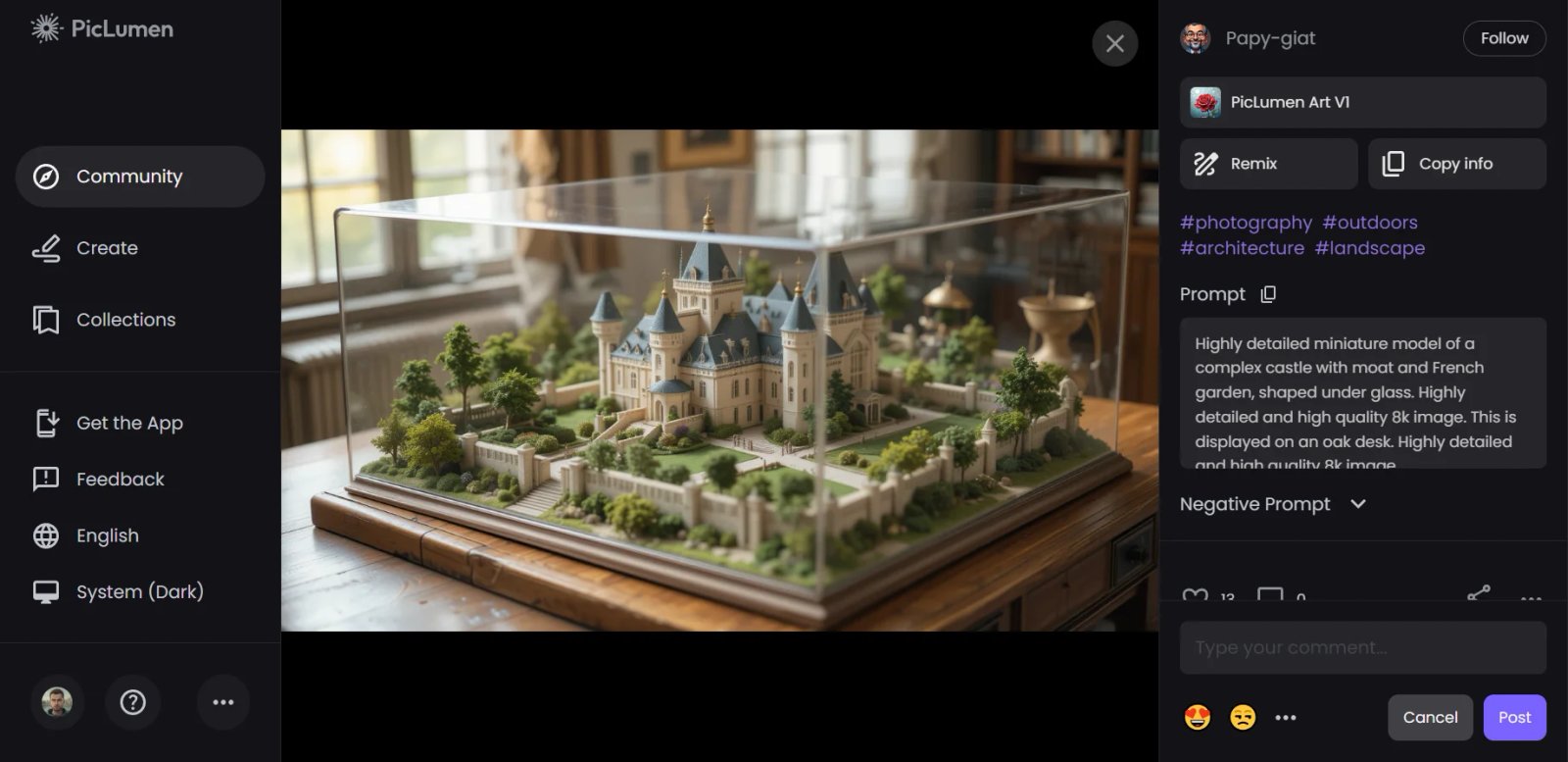 PicLumen Нейросеть Макет PicLumen Нейросеть Макет